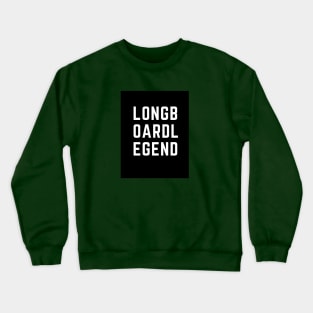 LONGBOARD LEGEND Block Graphic Crewneck Sweatshirt